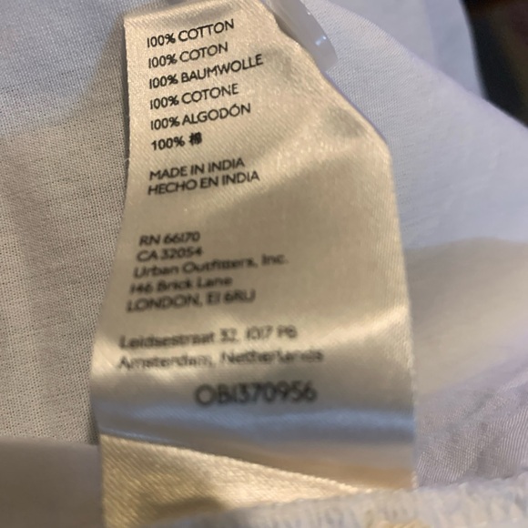 Maeve Anthropologie Embroidered Floral Button Front Shirt  Size 14 100% Cotton - Picture 7 of 7